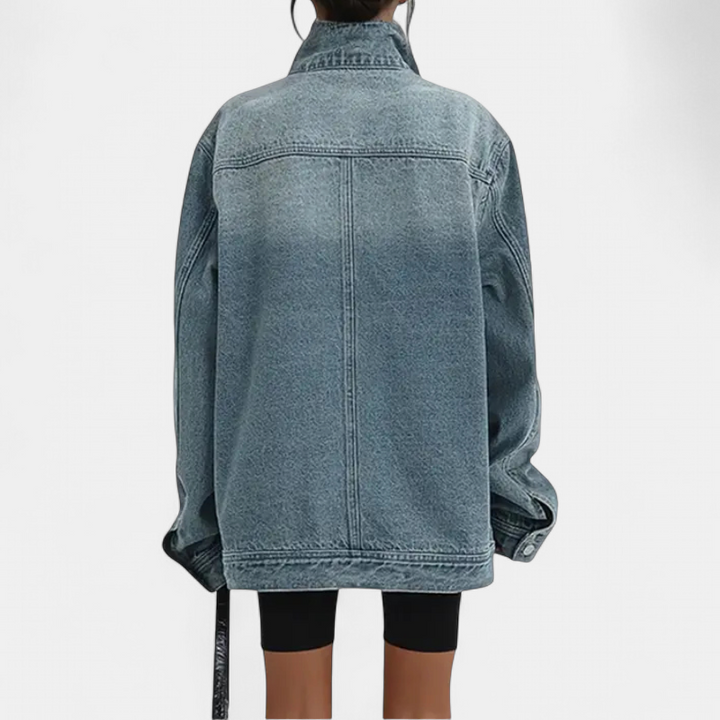 SARAH | Veste asymétrique tendance style urbain