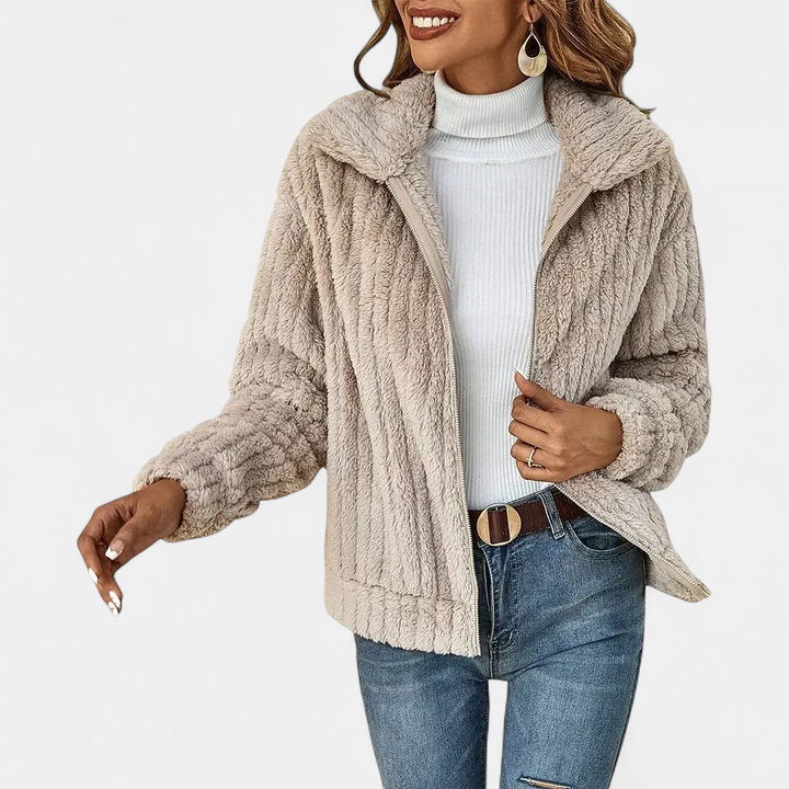 GENEVIEVE | Giacca in sherpa alla moda