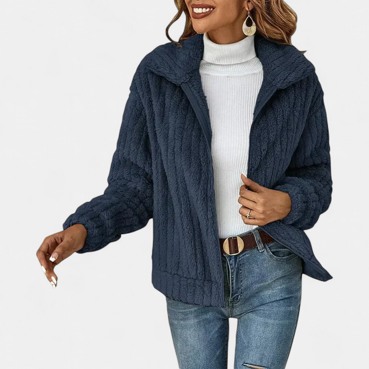 GENEVIEVE | Giacca in sherpa alla moda
