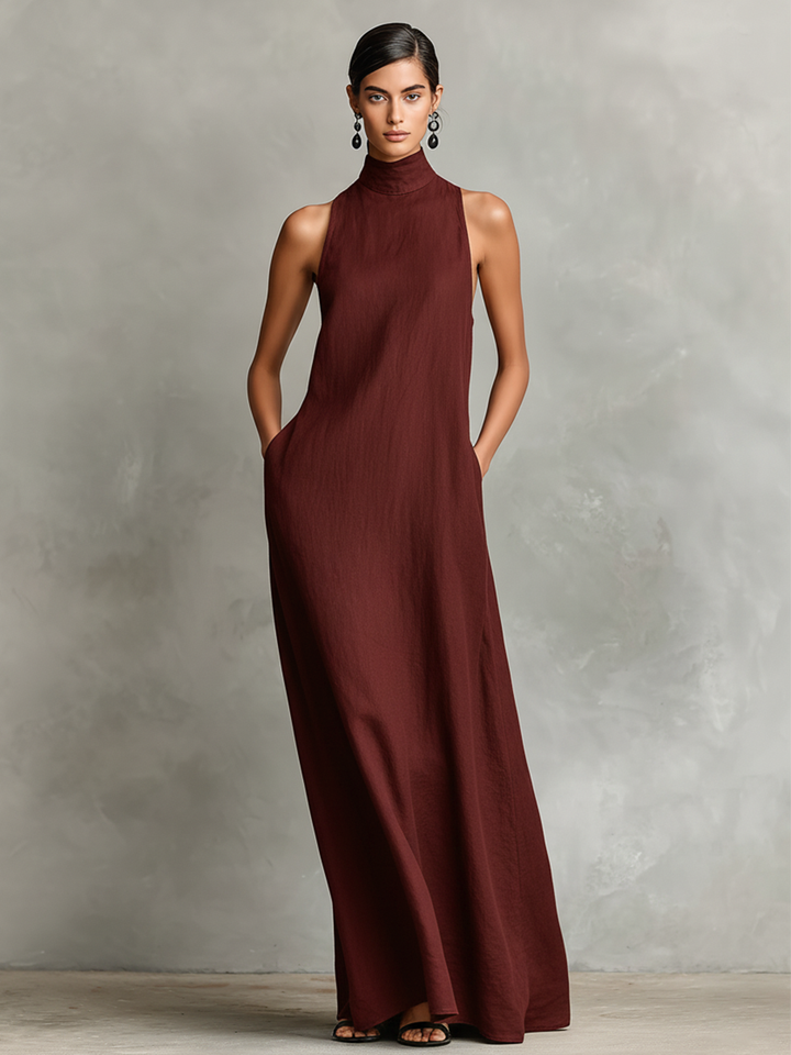 Caterina | Maxi abito minimalista