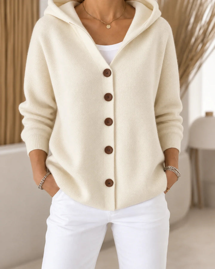 Ursula  | Leichter Kapuzen-Cardigan
