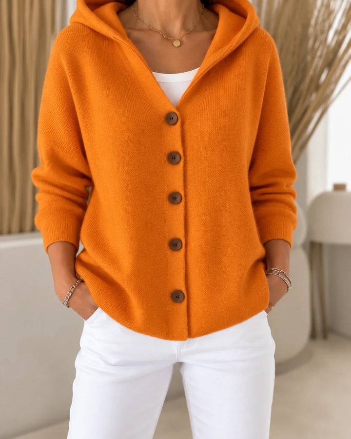 Ursula  | Leichter Kapuzen-Cardigan