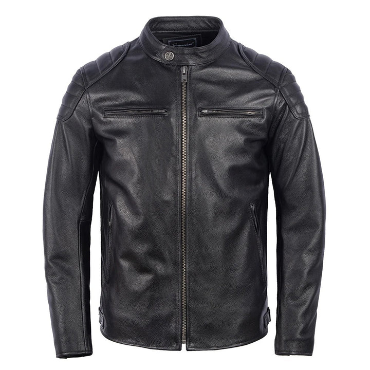 Vintage-Lederjacke