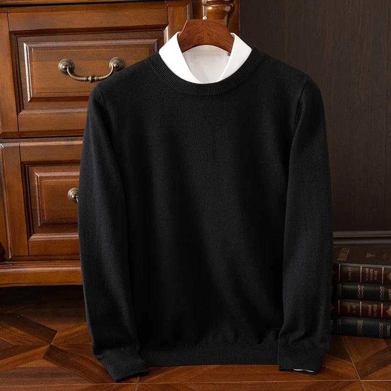 Élégant pull en laine
