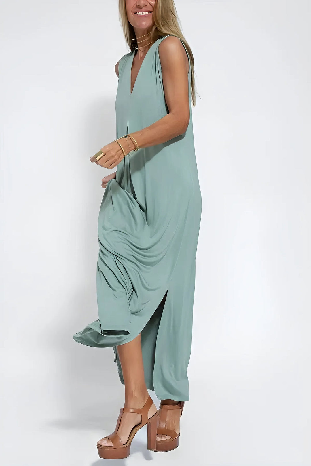 CLAIRE | ELEGANTES LANGES KLEID