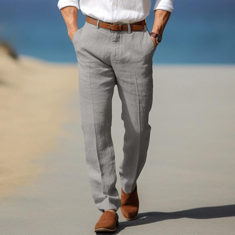 Elegante Leinenhosen